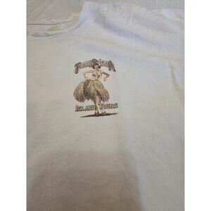 Tommy Bahama Men's Size Xl Short Sleeve White T-Shirt